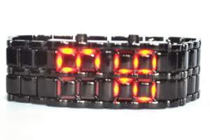 Часы  led iron samurai