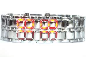 Часы  led iron samurai